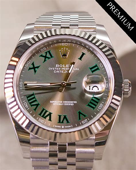 rolex wimbledon size